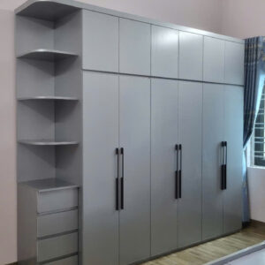 TỦ QUẦN ÁO CÁNH KÍNH, KẾT HỢP GƯƠNG SOI _TA17